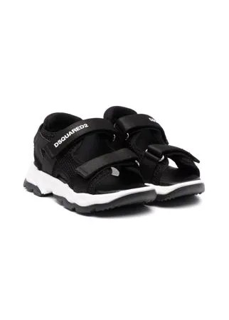 Dsquared2 Kids сандалии на липучках с логотипом