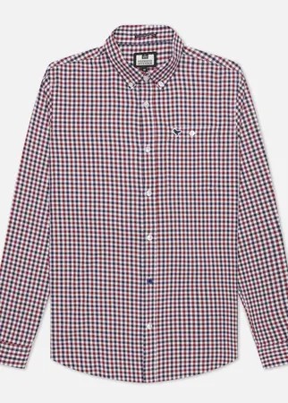 Мужская рубашка Weekend Offender Check, цвет бордовый, размер S