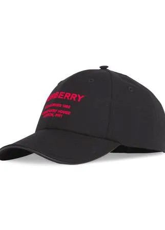 Burberry кепка с вышивкой Horseferry