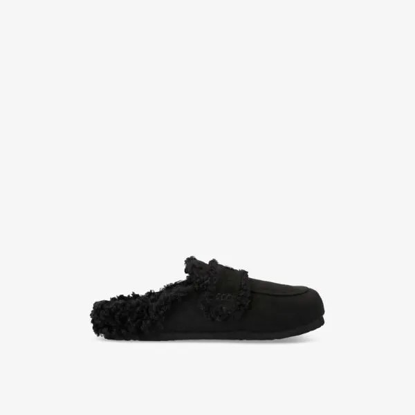 Замшевые мюли Nicer с логотипом Kg Kurt Geiger, черный