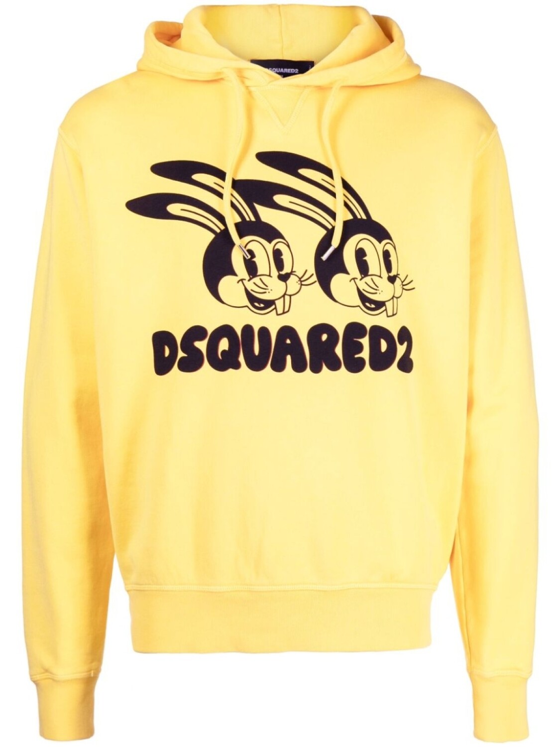 Худи с логотипом Dsquared2, желтый