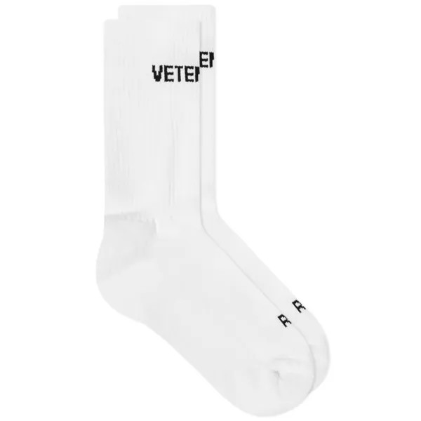 Носки с логотипом Vetements, белый
