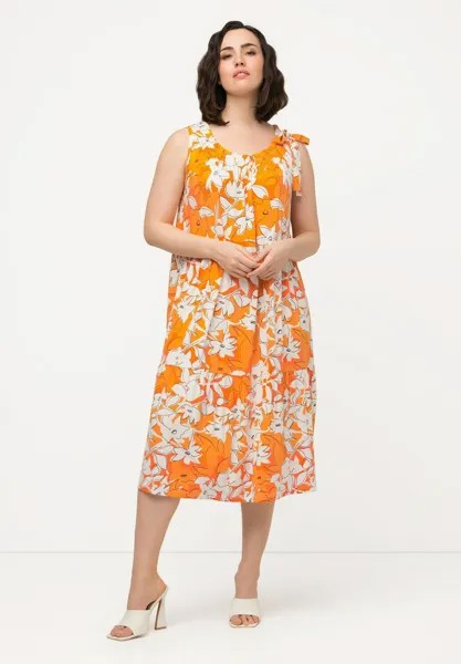 Платье из джерси Ulla Popken, оранжевый