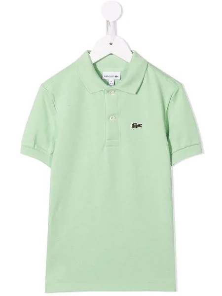 Lacoste Kids рубашка поло с нашивкой-логотипом