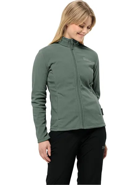 Флисовый свитер Jack Wolfskin, зеленый