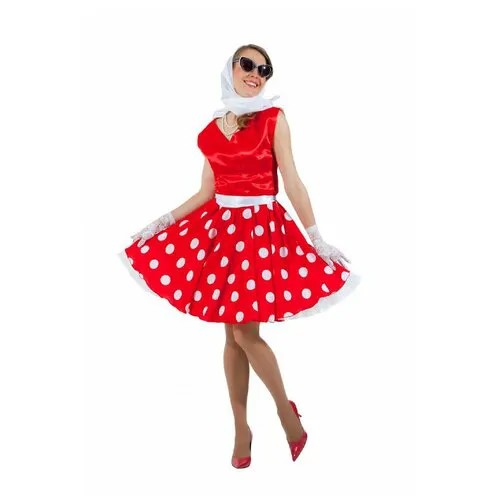 Платье ПТИЦА ФЕНИКС, размер 44, белый, красный