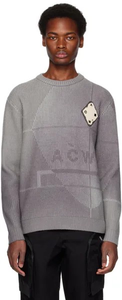 Серый свитер с распылителем A-COLD-WALL*