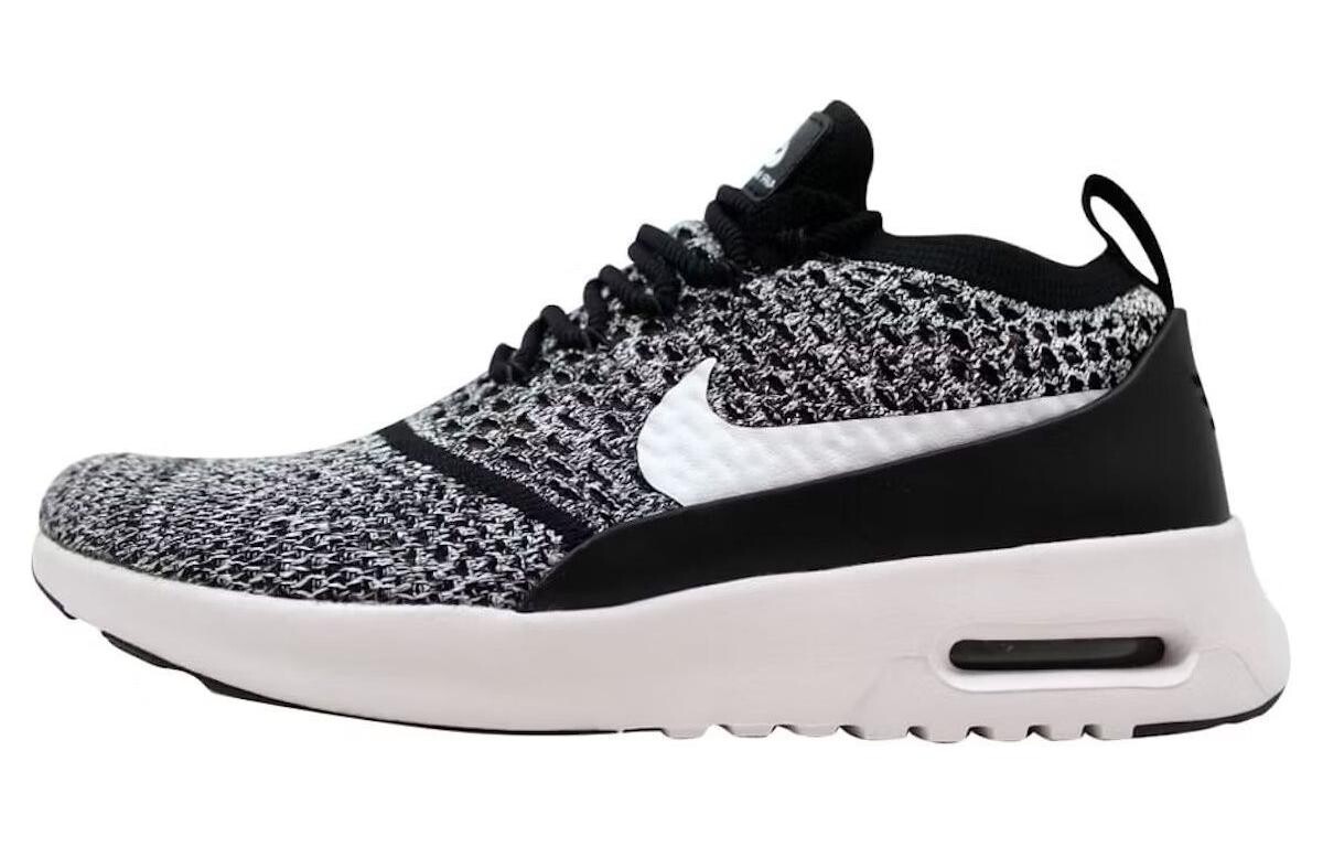 Кроссовки Nike Air Max Thea Ultra Flyknit Black/White Women's, черный/белый