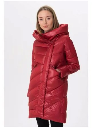 Демисезонное пальто El_W60611 Красный 44
