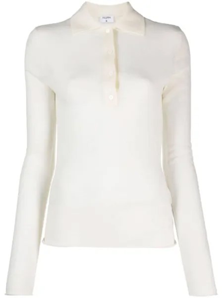 Filippa K полупрозрачный топ, белый