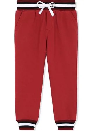 Dolce & Gabbana Kids спортивные брюки с контрастными полосками
