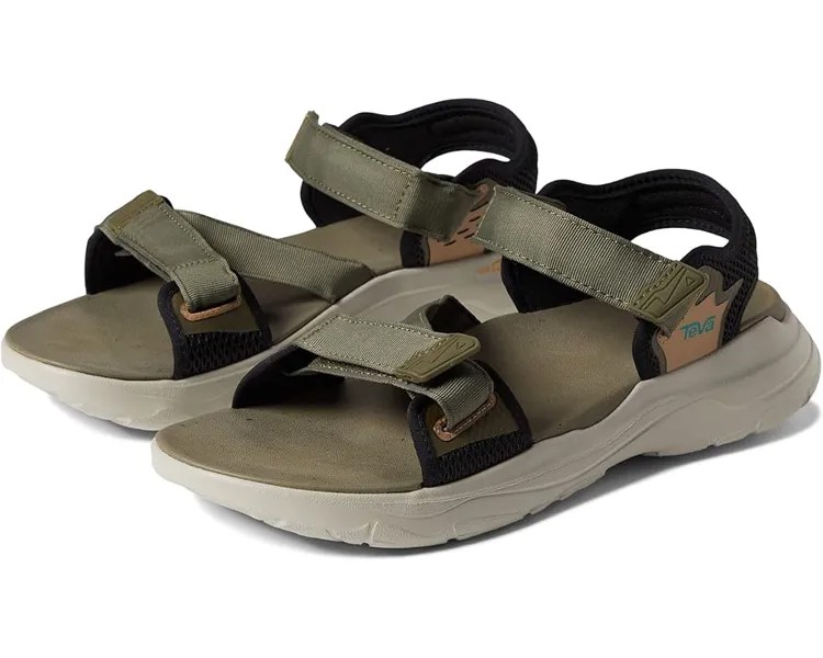 Сандалии Teva Zymic, цвет Dark Olive/Teal Green
