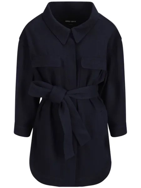 Giorgio Armani пальто из коллекции Denim, синий