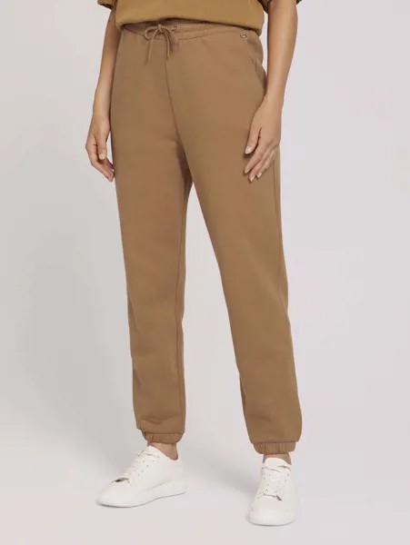 Спортивные брюки женские TOM TAILOR 1027325 коричневые XL