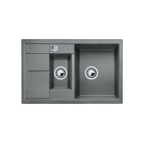 Врезная кухонная мойка 78 см Blanco Metra 6S Compact 513553 алюметаллик