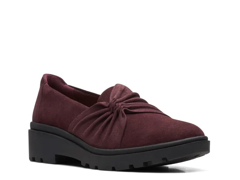 Слипоны Calla Style Clarks, бургундия