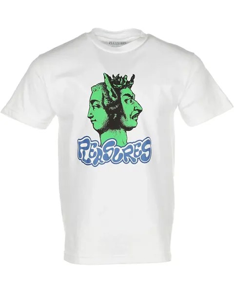 Футболка Pleasures Two-Face T-Shirt, белый