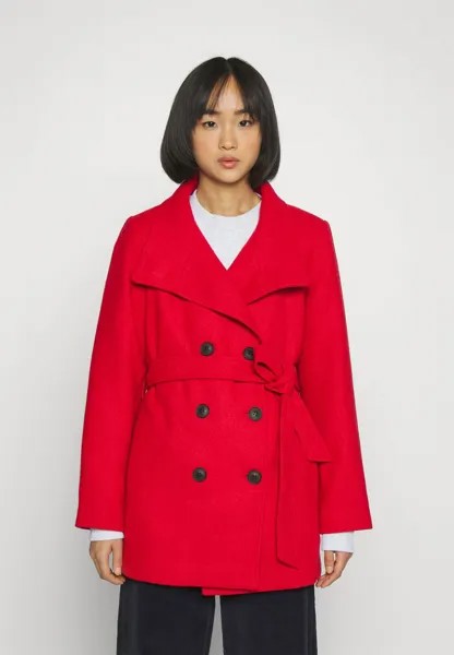 Полупальто Onlmedina Short Belted Coat ONLY Petite, цвет lychee