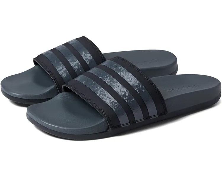 Сандалии Adidas Adilette Comfort Slides, цвет Black/Grey/Black