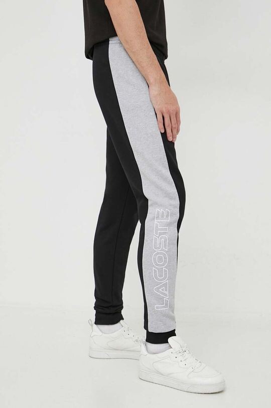 Спортивные брюки из хлопка Lacoste, черный