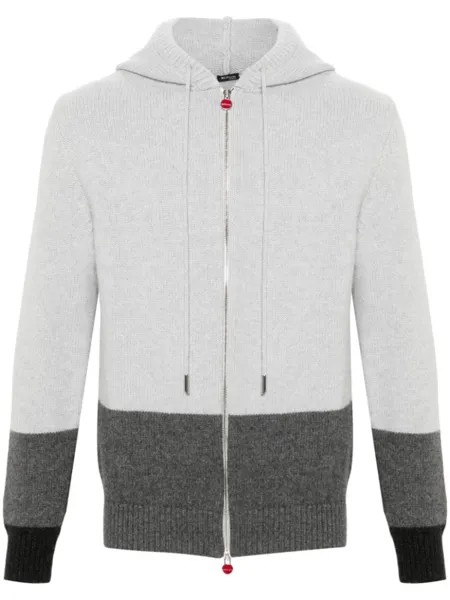 Kiton кашемировый кардиган, серый