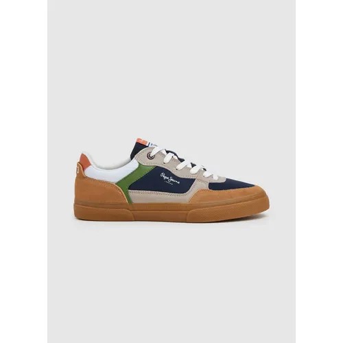 Кеды Pepe Jeans, демисезон/лето, натуральная замша, размер 43, мультиколор