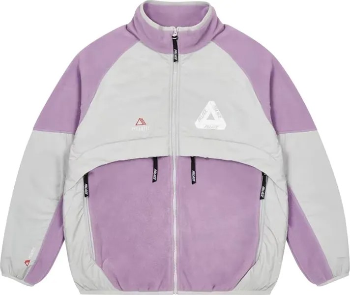 Куртка Palace Polartec Shell Jacket 'Pink/Grey', разноцветный