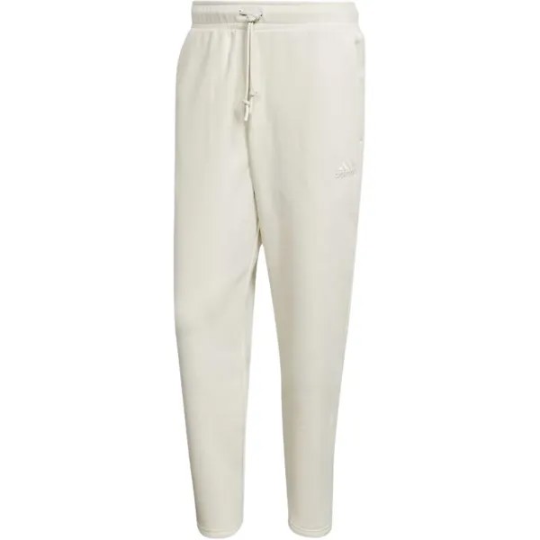 Трикотажные спортивные штаны мужские желтые Adidas, цвет White/Varsity Maize