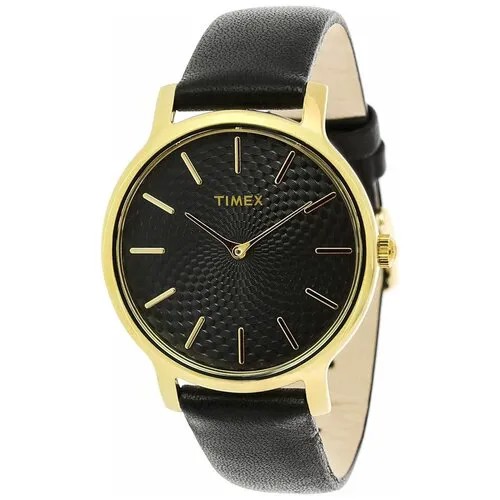 Наручные часы TIMEX, черный, золотой