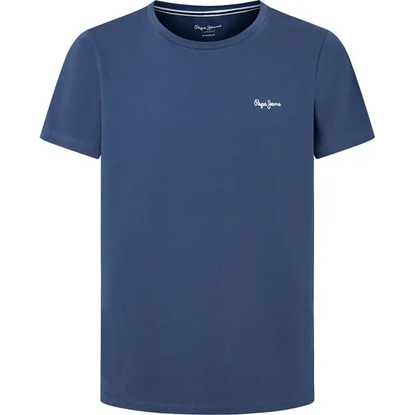 Пижамная футболка Pepe Jeans Solid Tshirt, синий