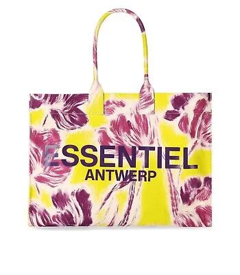 Essentiel Antwerp Deeses Yellow Shopping Bag Woman