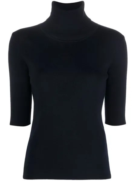 Filippa K трикотажный топ с высоким воротником, синий
