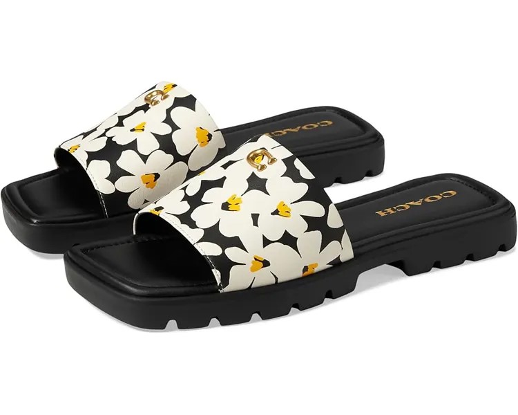 Сандалии COACH Florence Sandal, цвет Chalk Multi