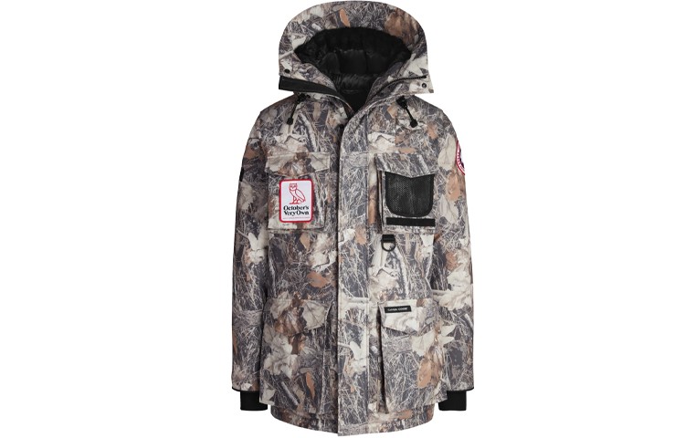 Пуховик унисекс Canada Goose, Кленкамуфляж