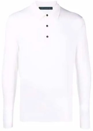 Kiton рубашка поло с длинными рукавами