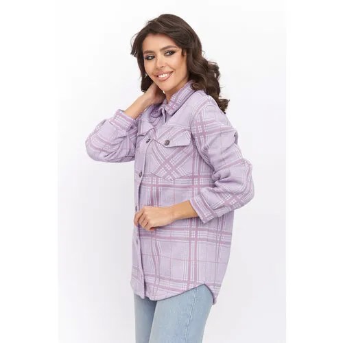Пиджак Текстильная Мануфактура, размер 50, лиловый