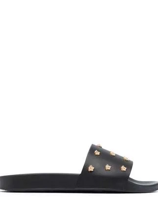 Versace шлепанцы с декором Medusa