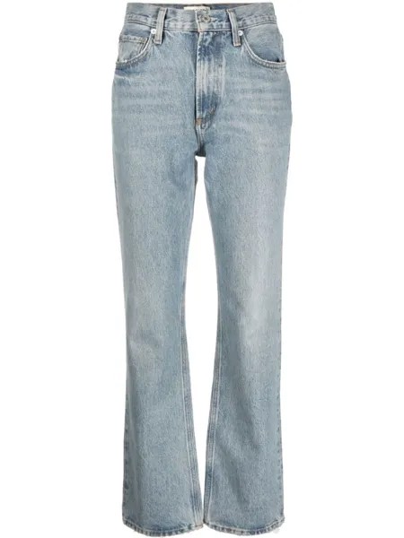 AGOLDE джинсы bootcut с завышенной талией, синий