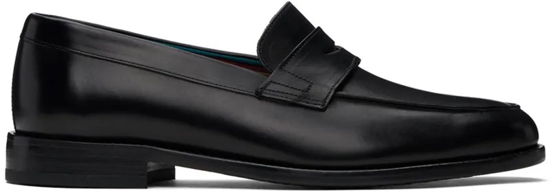 Черные кожаные лоферы Montego Paul Smith