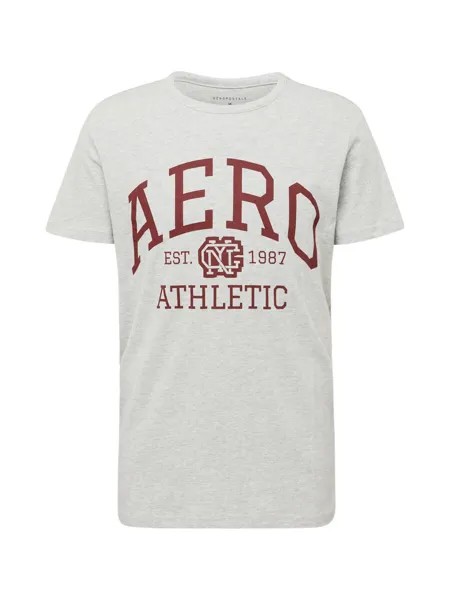 Футболка AÉROPOSTALE ATHLETICS, пятнистый серый