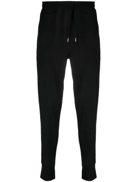 Paul Smith спортивные брюки с отделкой в полоску, черный