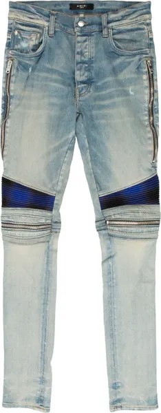 Джинсы Amiri Plaid MX2 Jean 'Clay/Indigo', синий