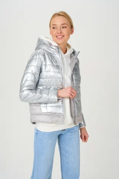 Куртка женская ELARDIS El_W60924_серебряный серебристая 48 RU