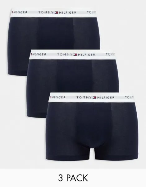 Темно-синие плавки Tommy Hilfiger (3 шт.)