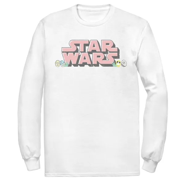 Мужская футболка с логотипом на груди с пасхальной тематикой «Звездные войны» Star Wars