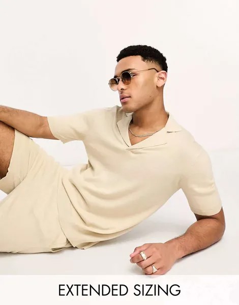 Рубашка-поло свободного кроя из лёгкой хлопчатобумажной ткани ASOS Coord