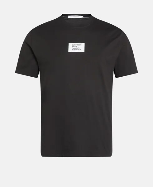 Футболка органик Calvin Klein Jeans, черный
