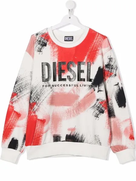 Diesel Kids толстовка с логотипом