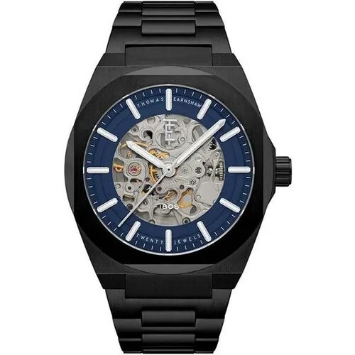 Наручные часы EARNSHAW ES-8263-99, черный, синий