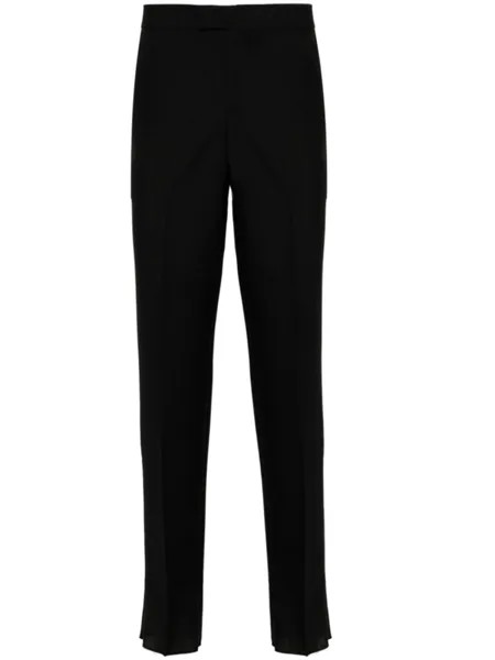 Lardini брюки из смесовой шерсти, черный